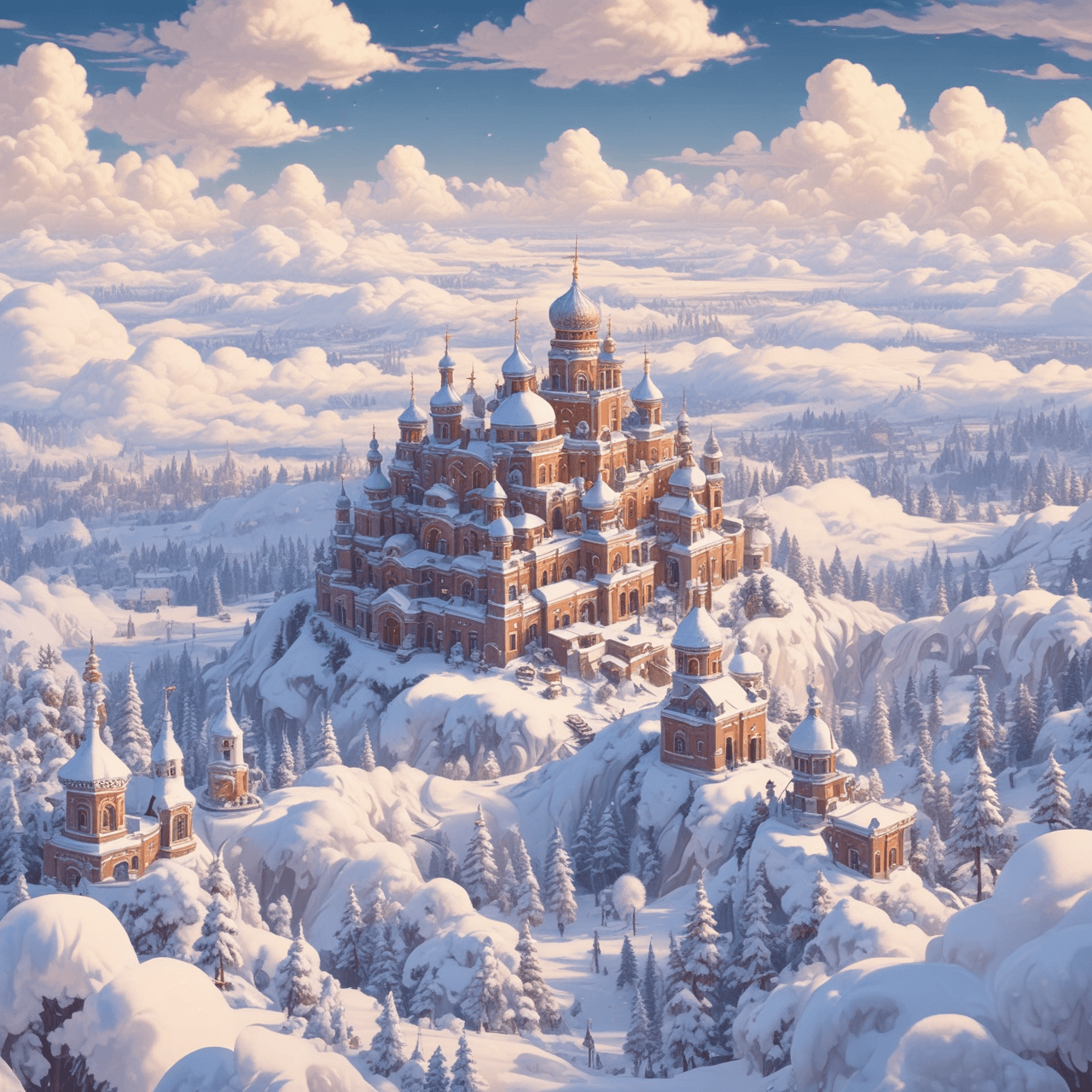 Cyrillic Cloud Climb game banner