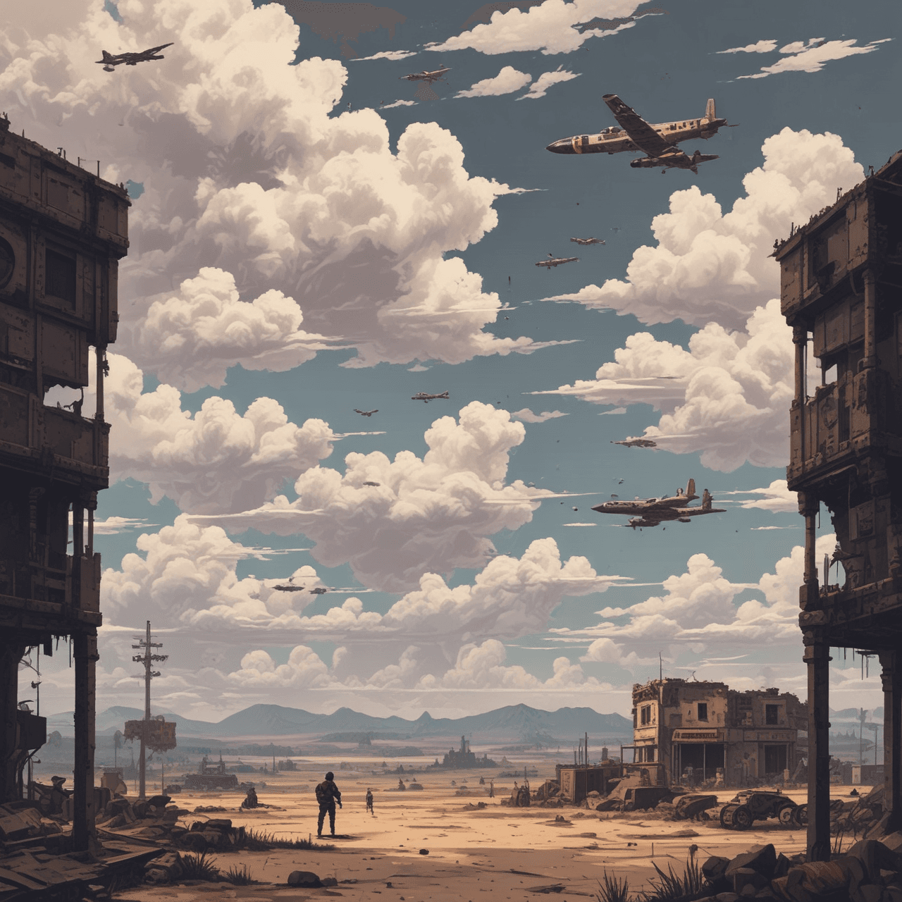 WWII Cloud Bridge game banner