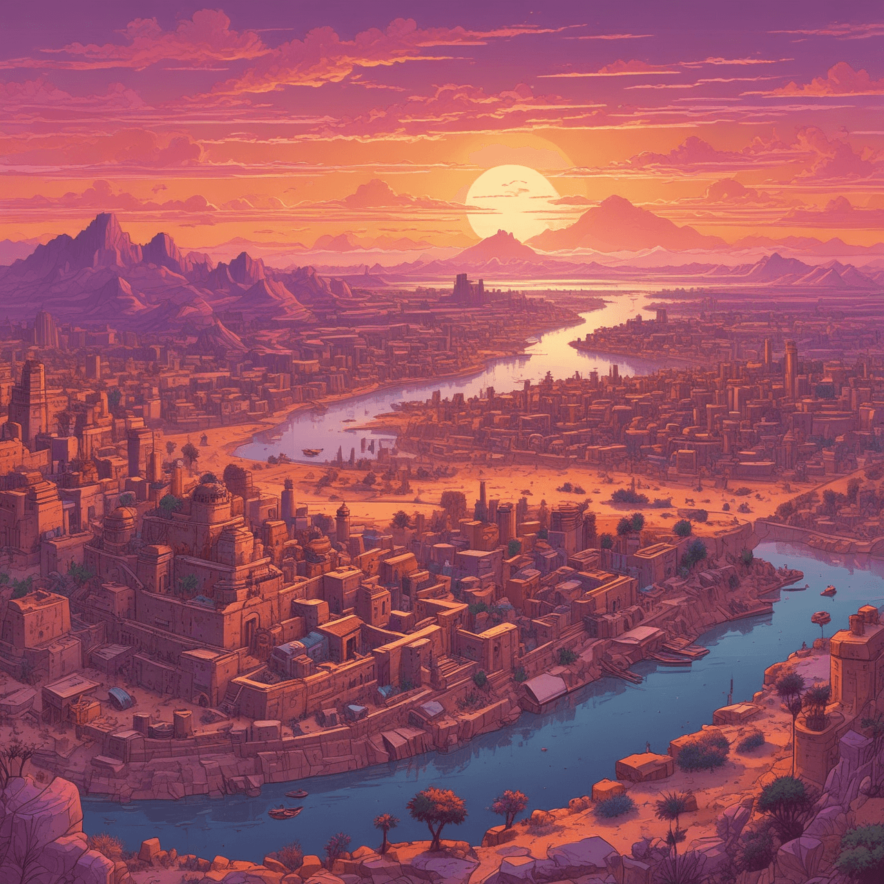 Mesopotamia Runner Quiz game banner