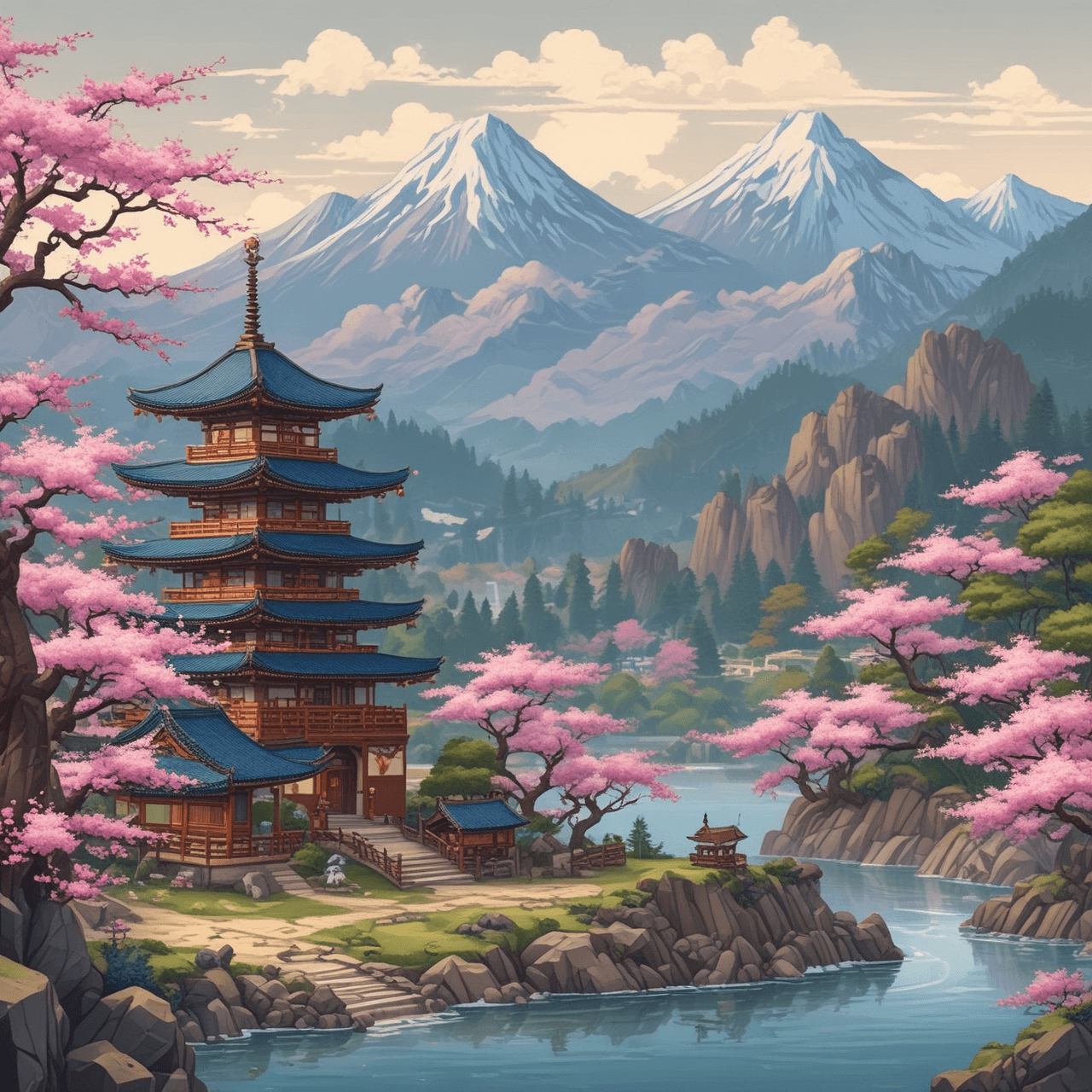 Samurai Scroll Run game banner