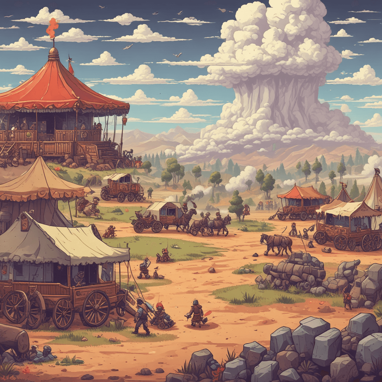 Reconstruction Run game banner