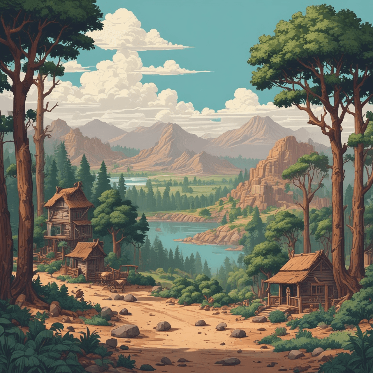 Colonial Frontier Run game banner