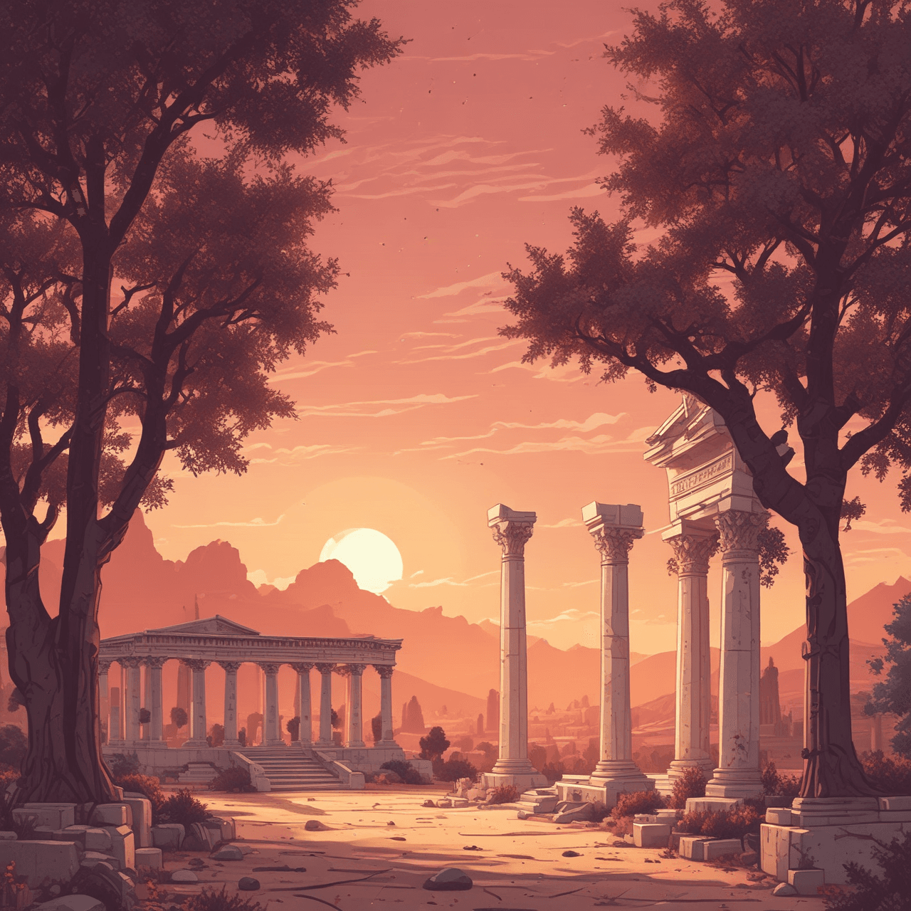 Jetpack Quiz Adventure: Athenian Wisdom game banner
