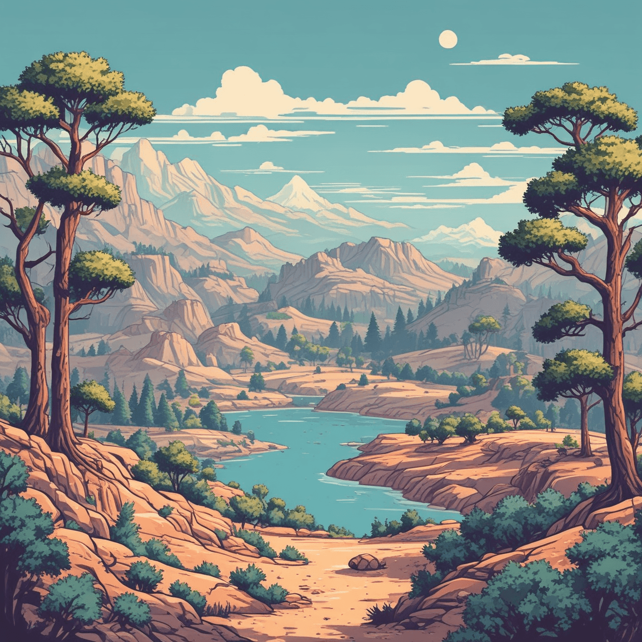 Ancient Georgia Paths game banner