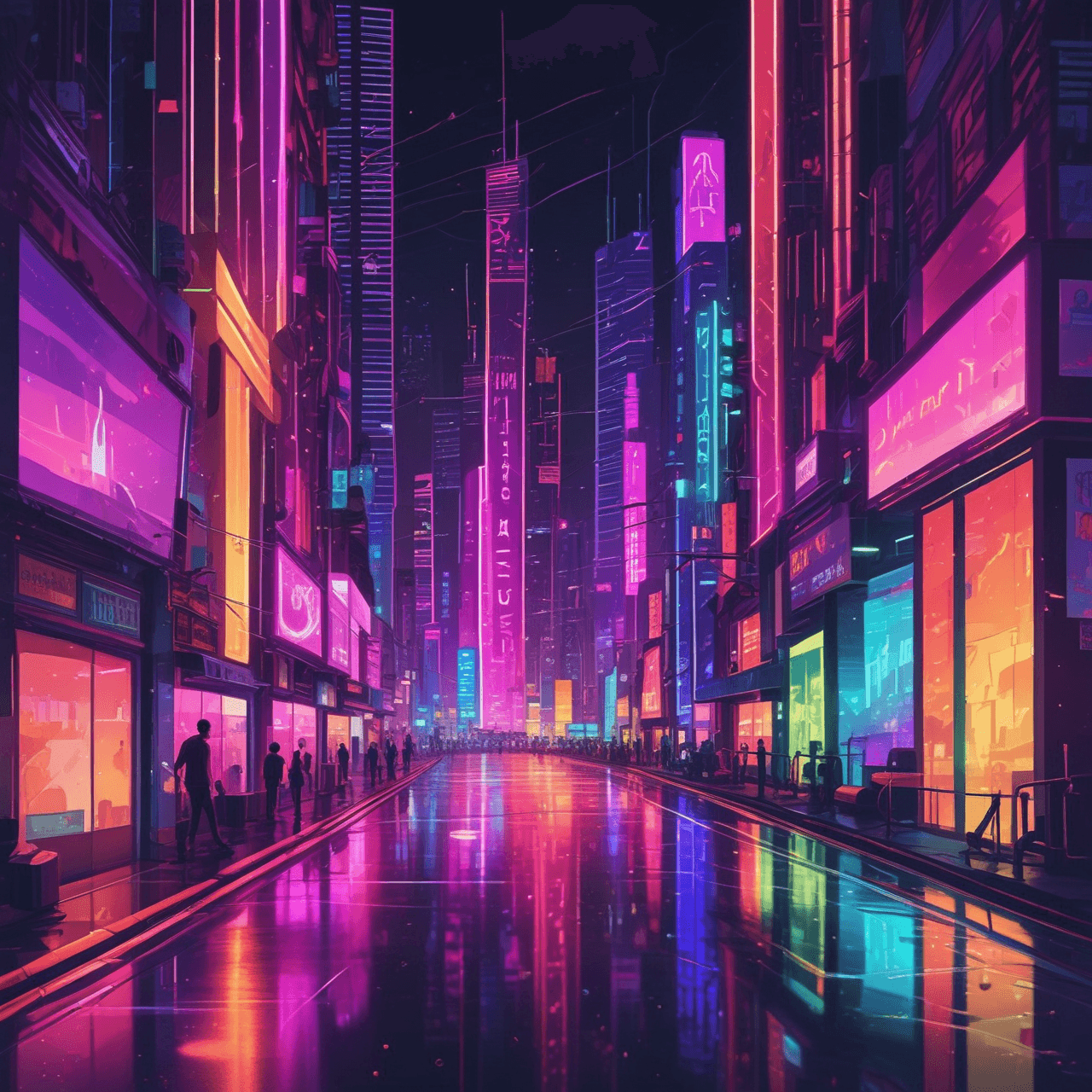 Neon Groove Rush game banner