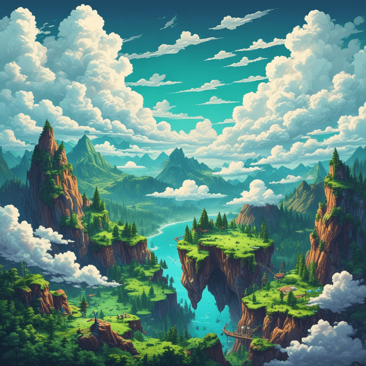 Nature's Sky Bridge game banner
