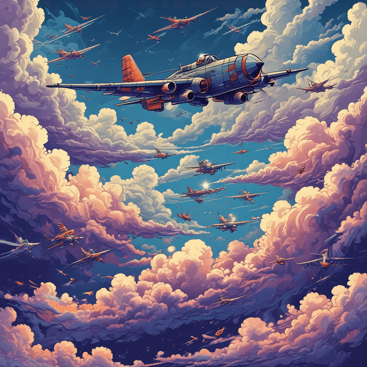 Warplane Wisdom: Cloud Bridge game banner