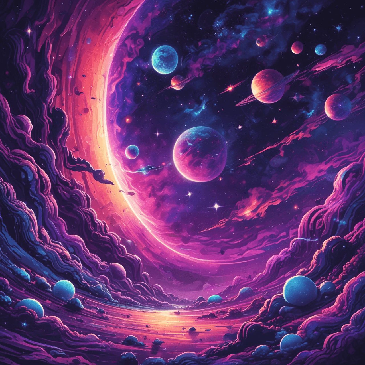 Galactic Math Run game banner