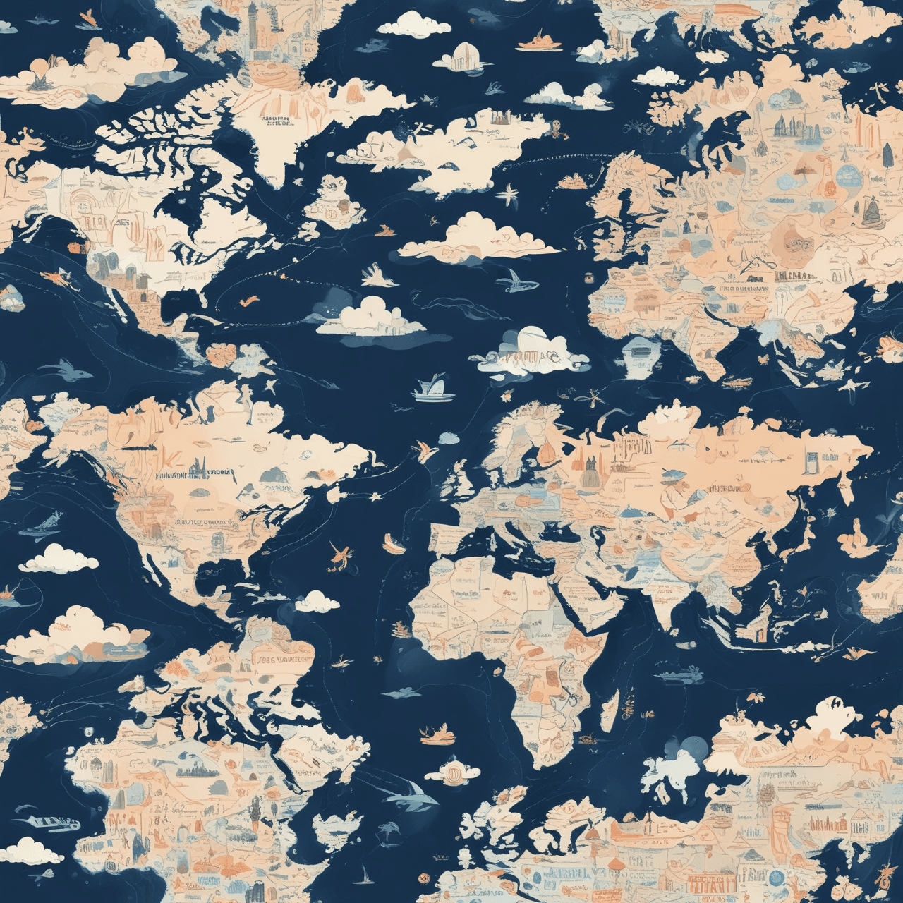 Geo Cloud Hop game banner