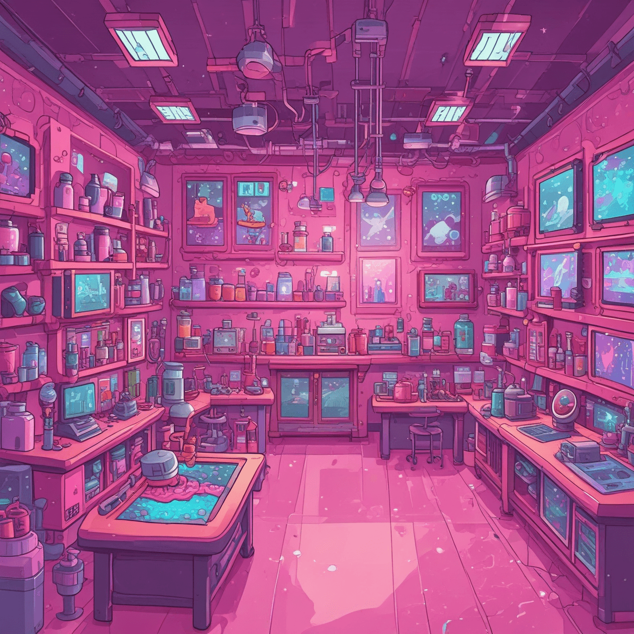 Pink Science Blast! game banner