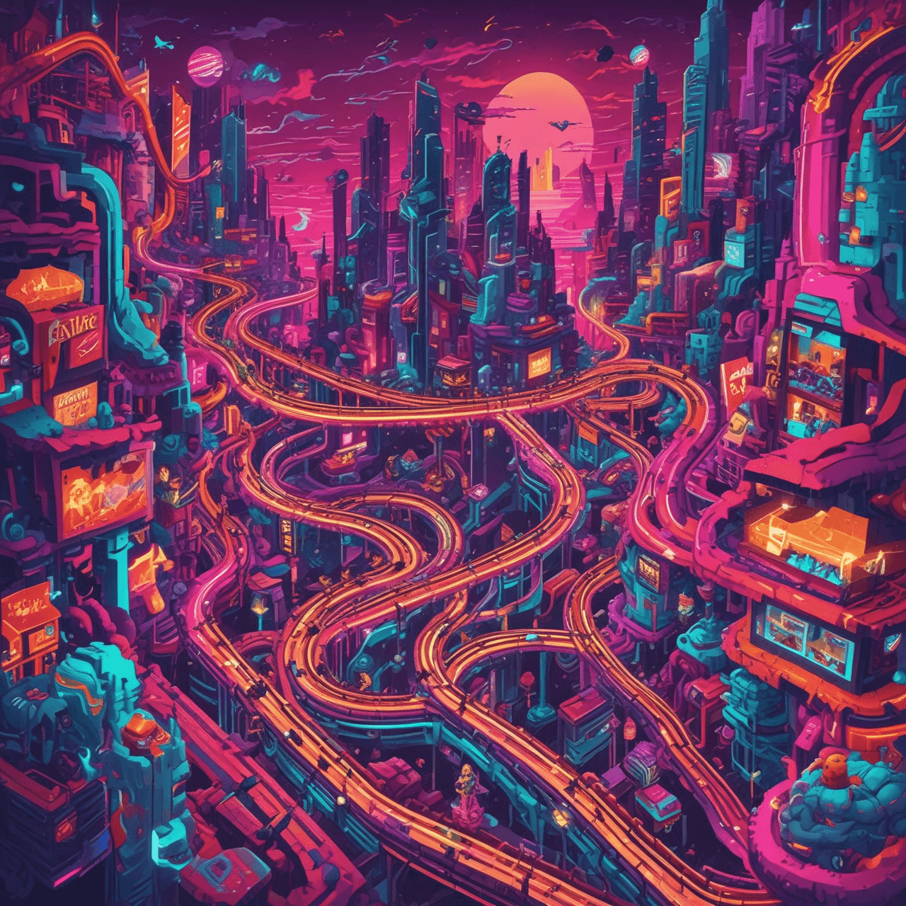 Skibidi Coaster Challenge game banner