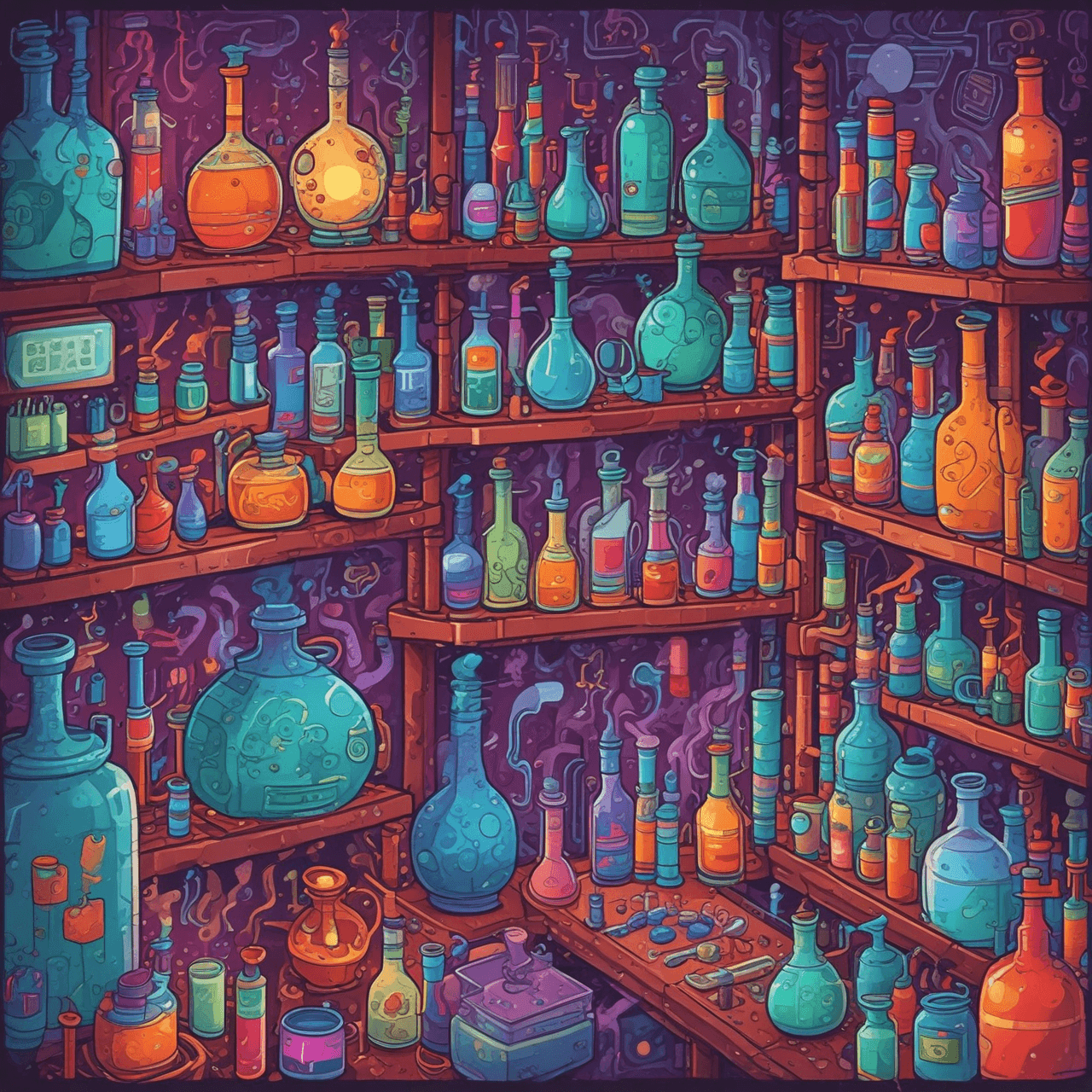 Chemical Run Quiz game banner