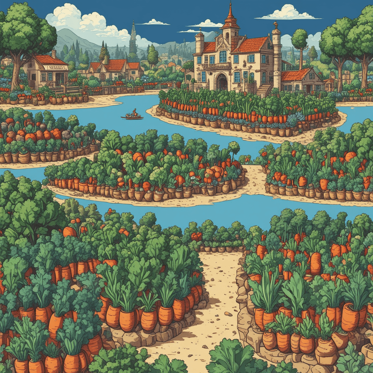 French Garden Dash game banner