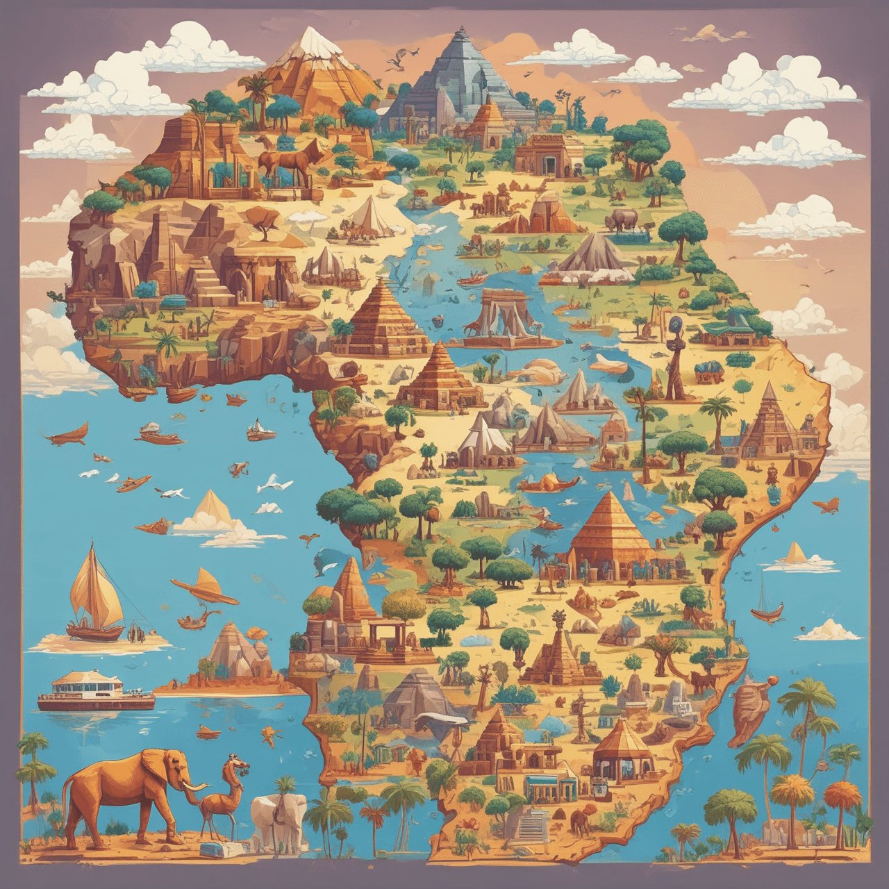 African Capitals Jetpack Quiz game banner