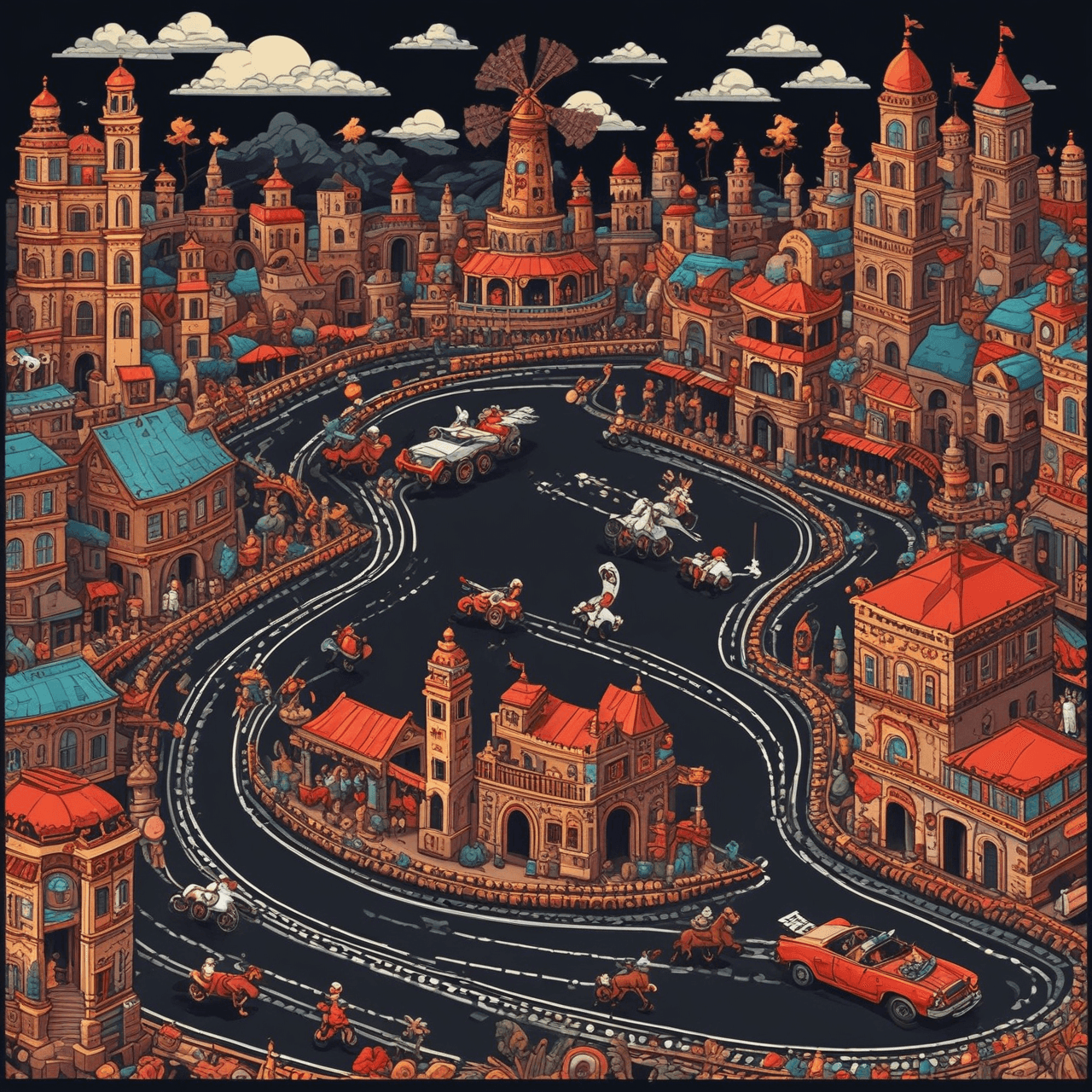 Carrera de Conocimiento game banner