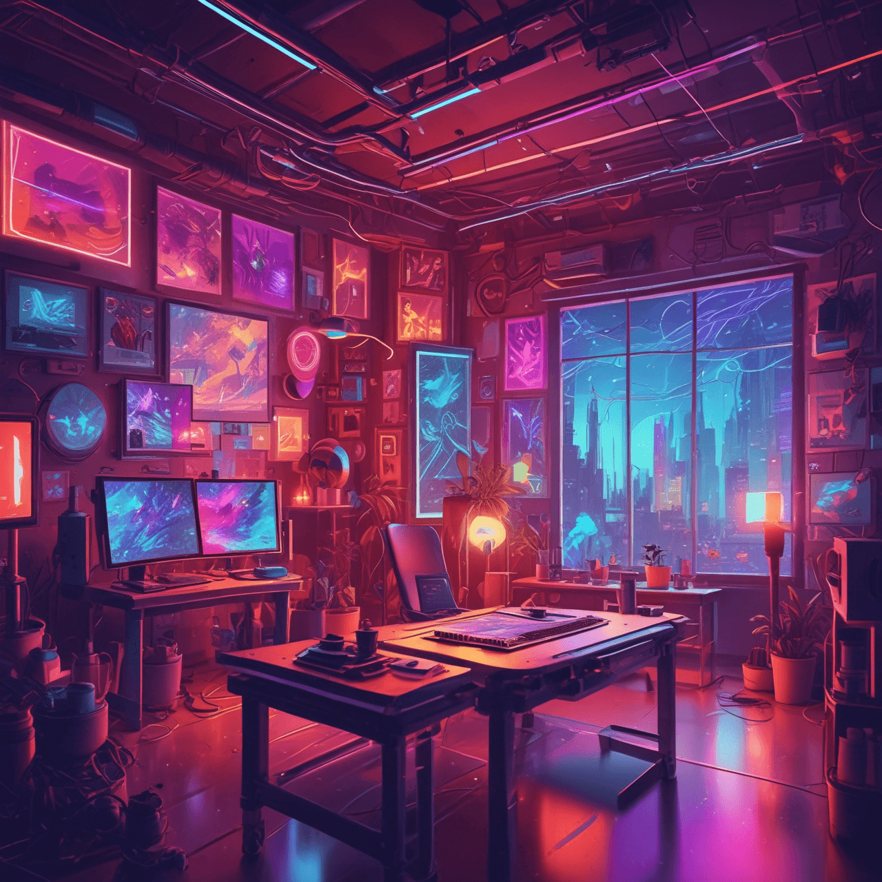 AI Art Jetpack Adventure game banner