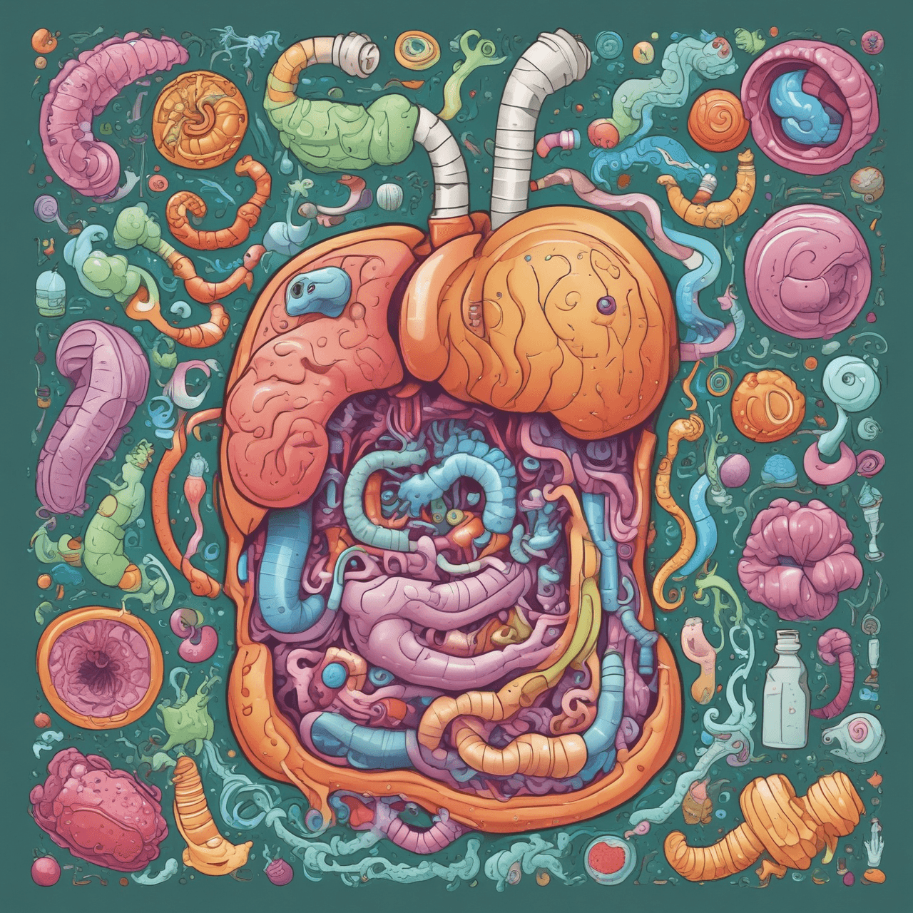 Digestive Dash Quiz game banner