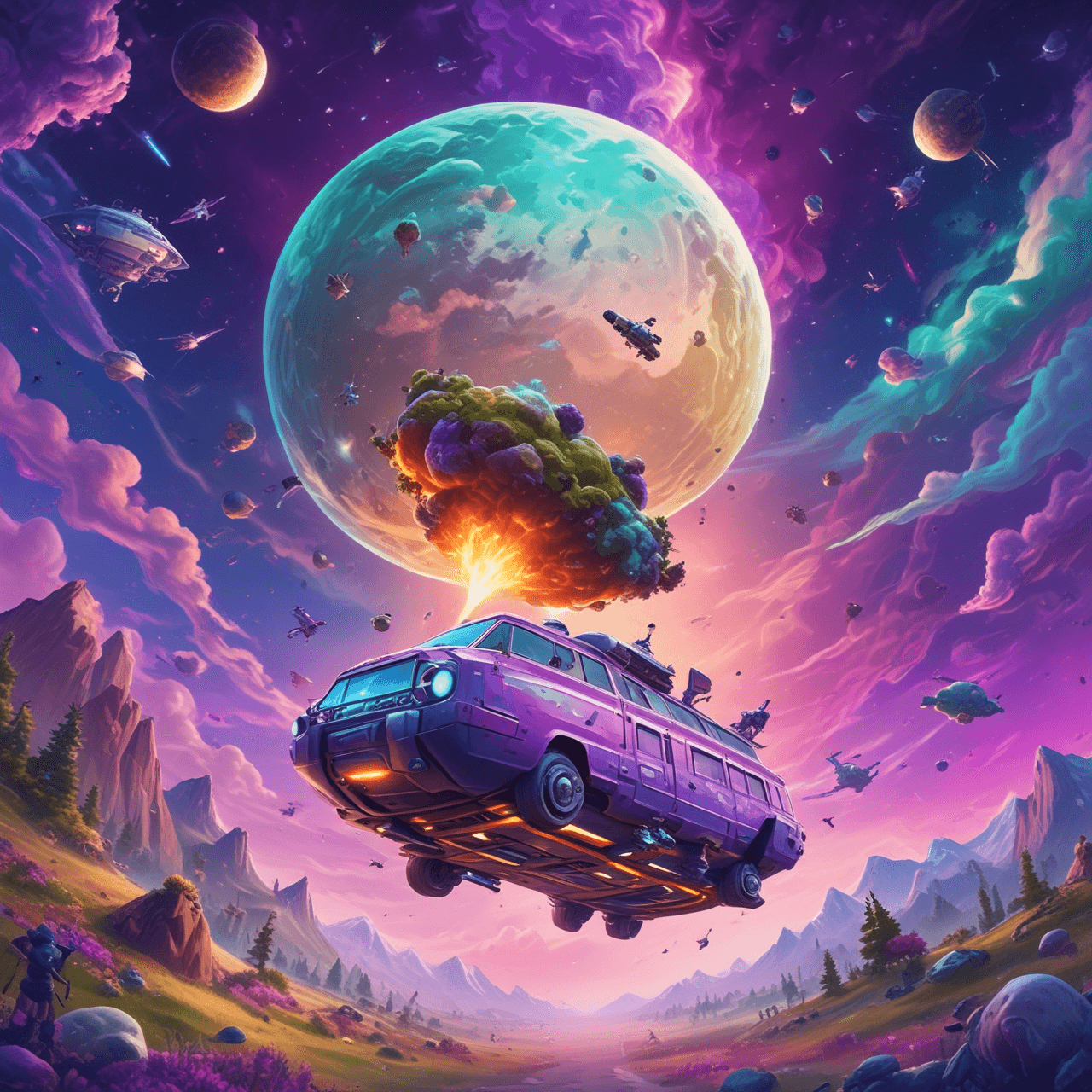 Fortnite Space Adventure game banner