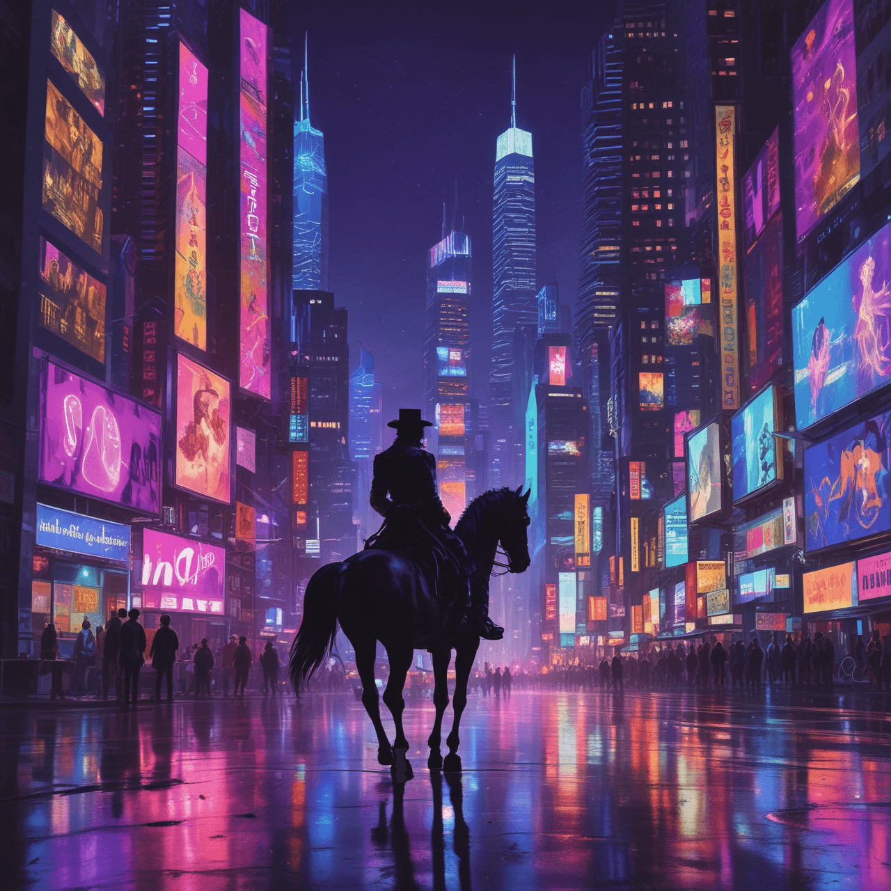 Neon Liberty Dash game banner