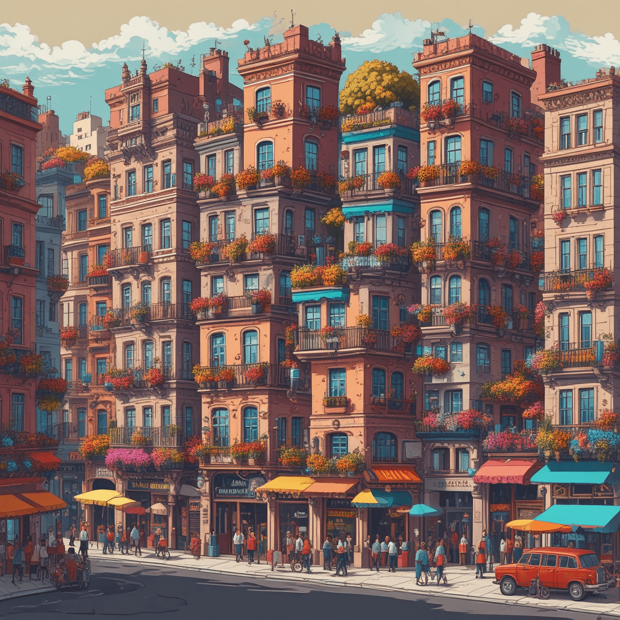 Carrera Urbana: ¡Español! game banner