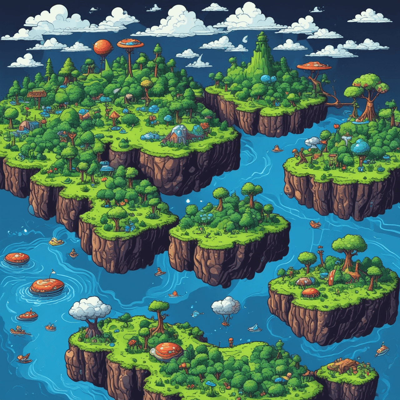 Organic Cloud Hop game banner