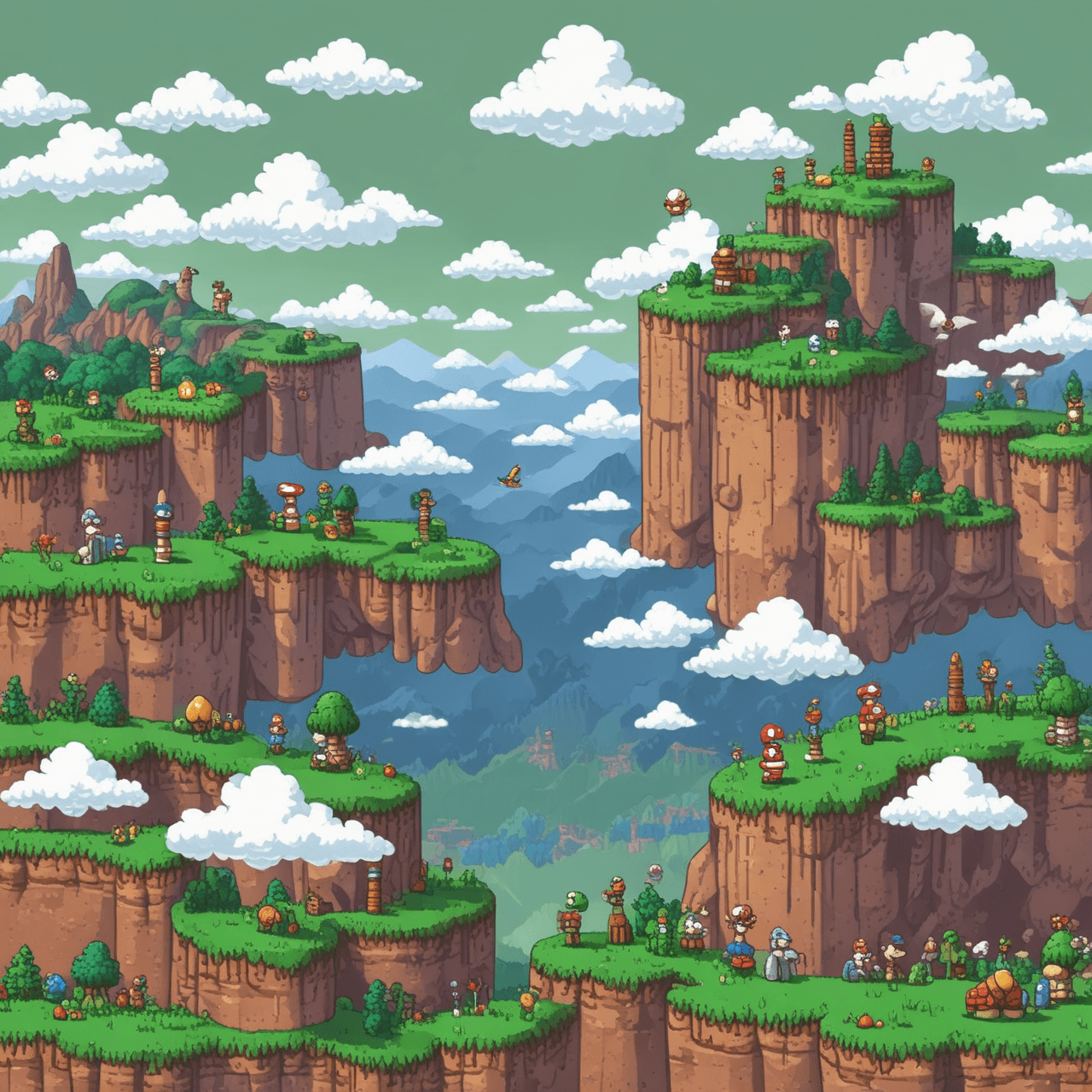 Mario History Jump game banner