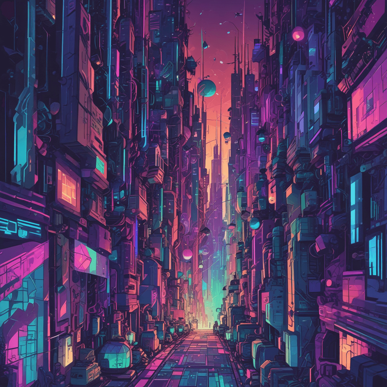 Geometric Maze Runner game banner