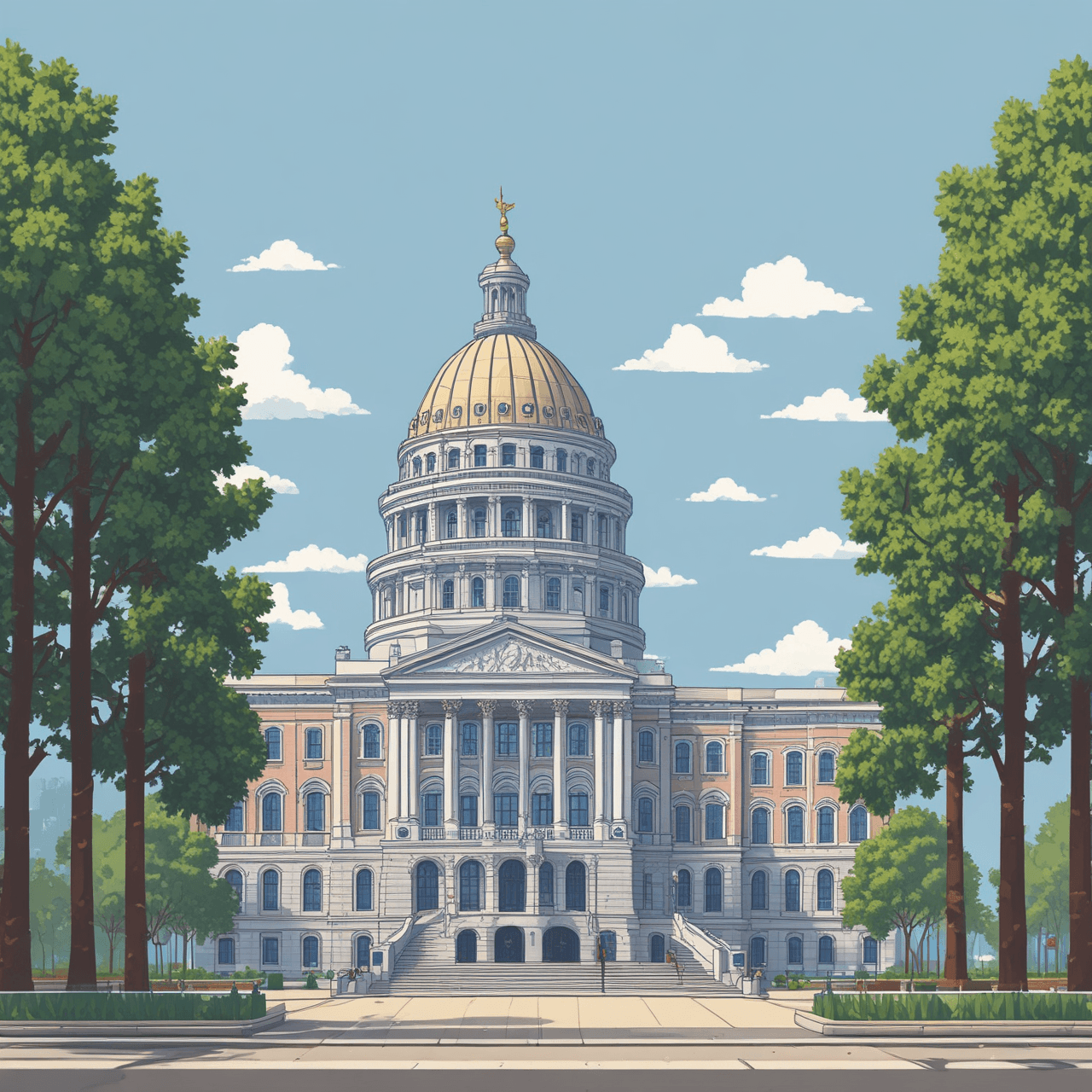 Georgia History Run game banner