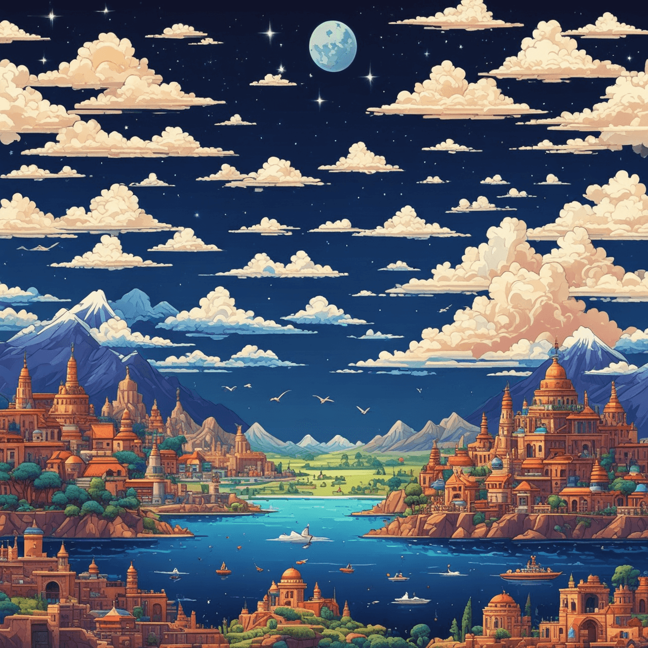 Flag Jetpack Adventure game banner