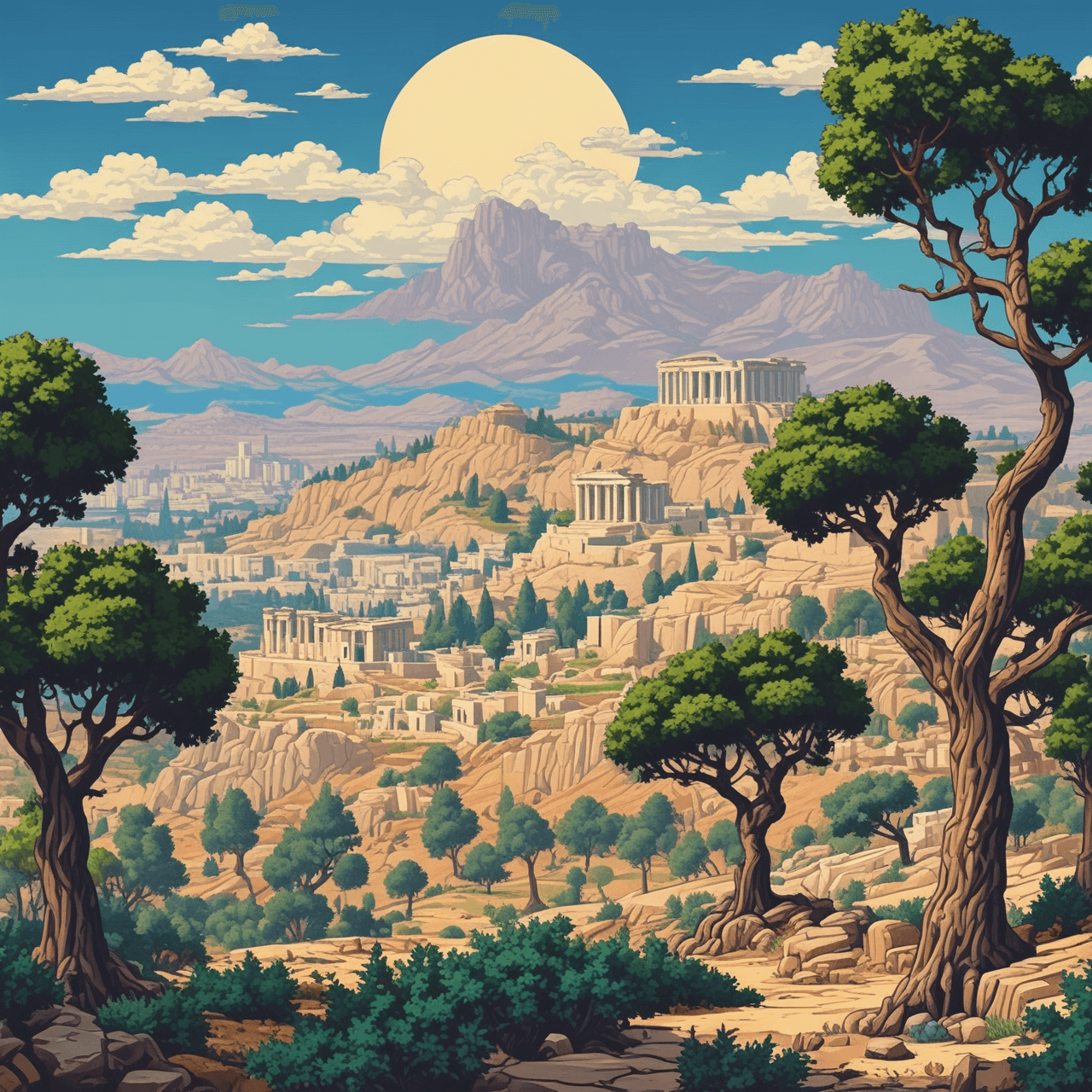 Ancient Greece Run game banner