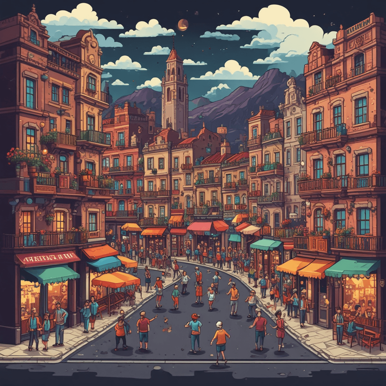 ¡Carrera de Español! game banner