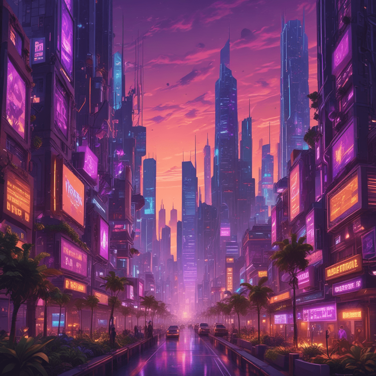 Cyberpunk Earth Day Adventure game banner