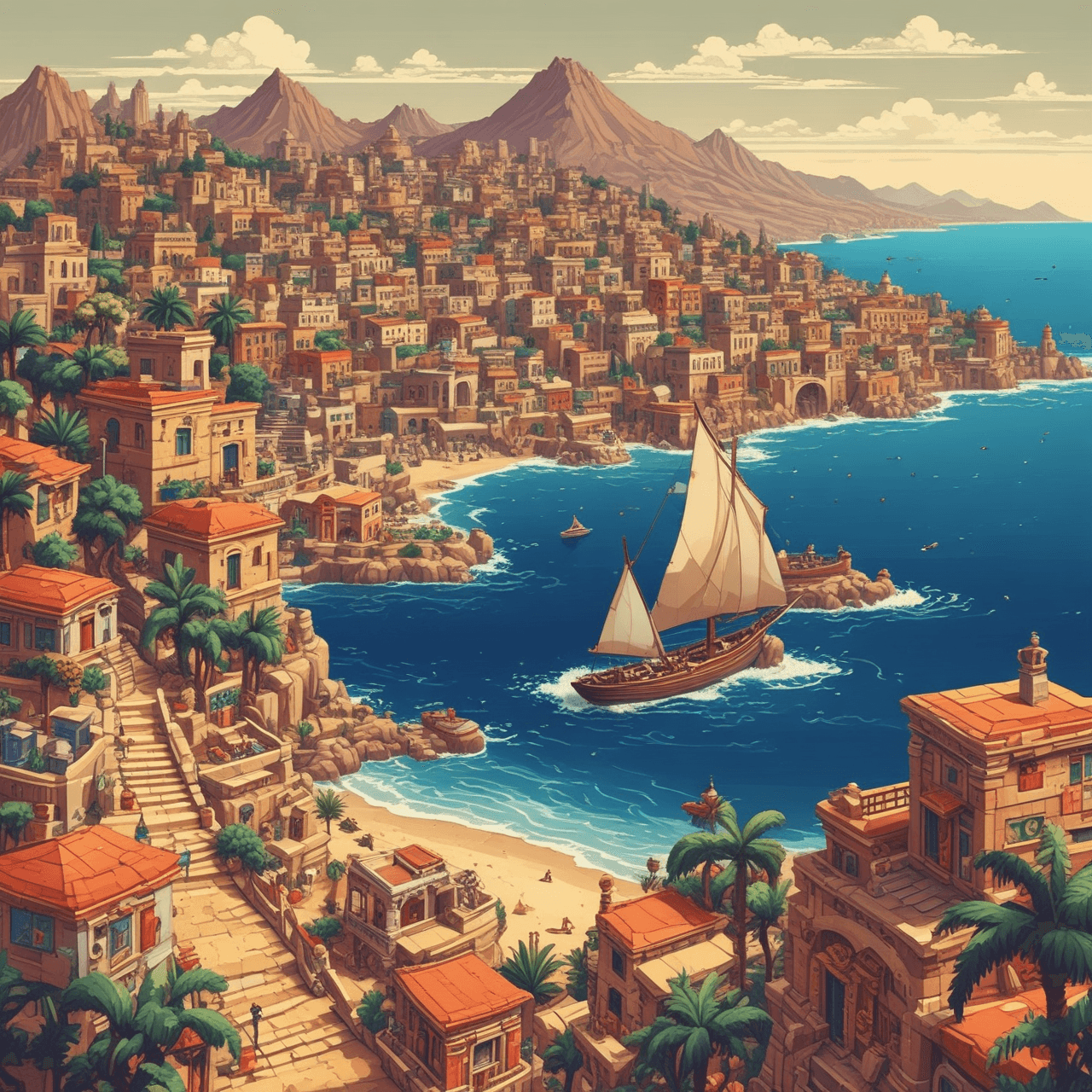 Corri nelle Civiltà Antiche game banner