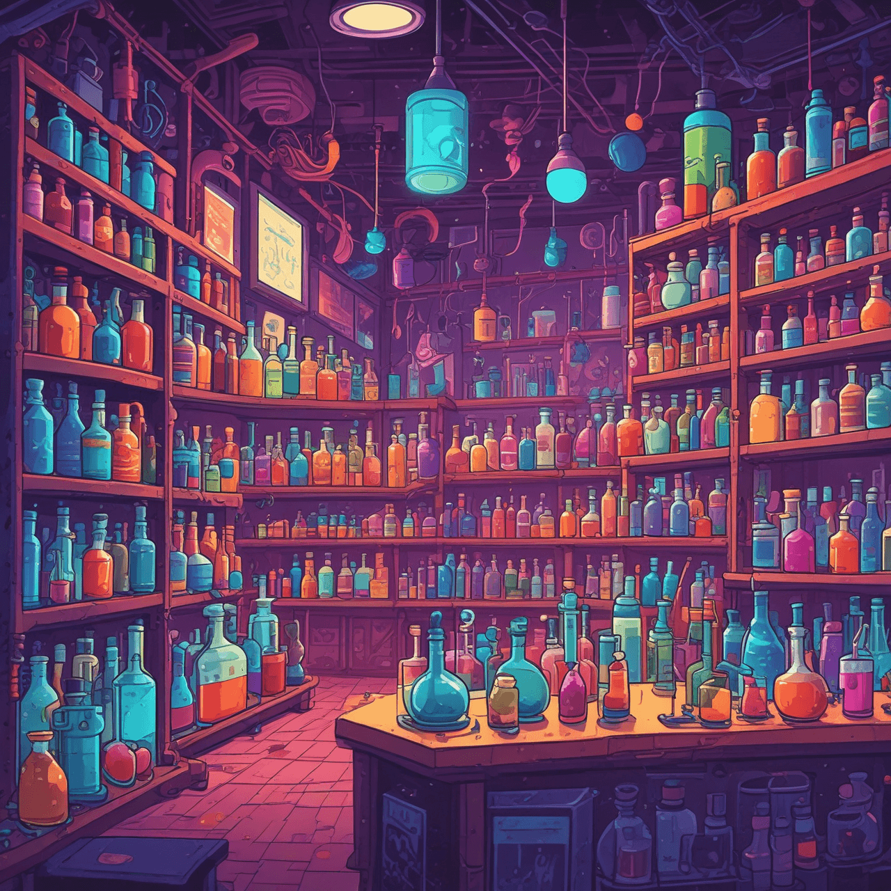 Chemical Reactions Run game banner