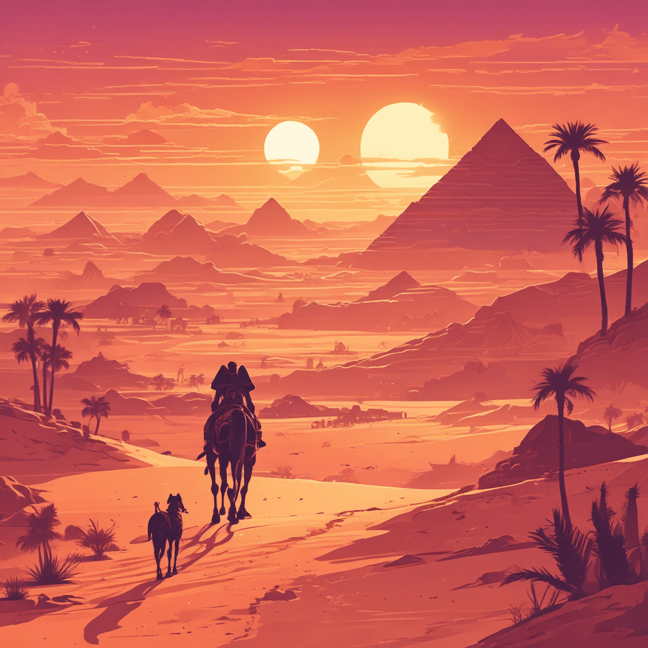 Pharaoh's Riddle Run game banner