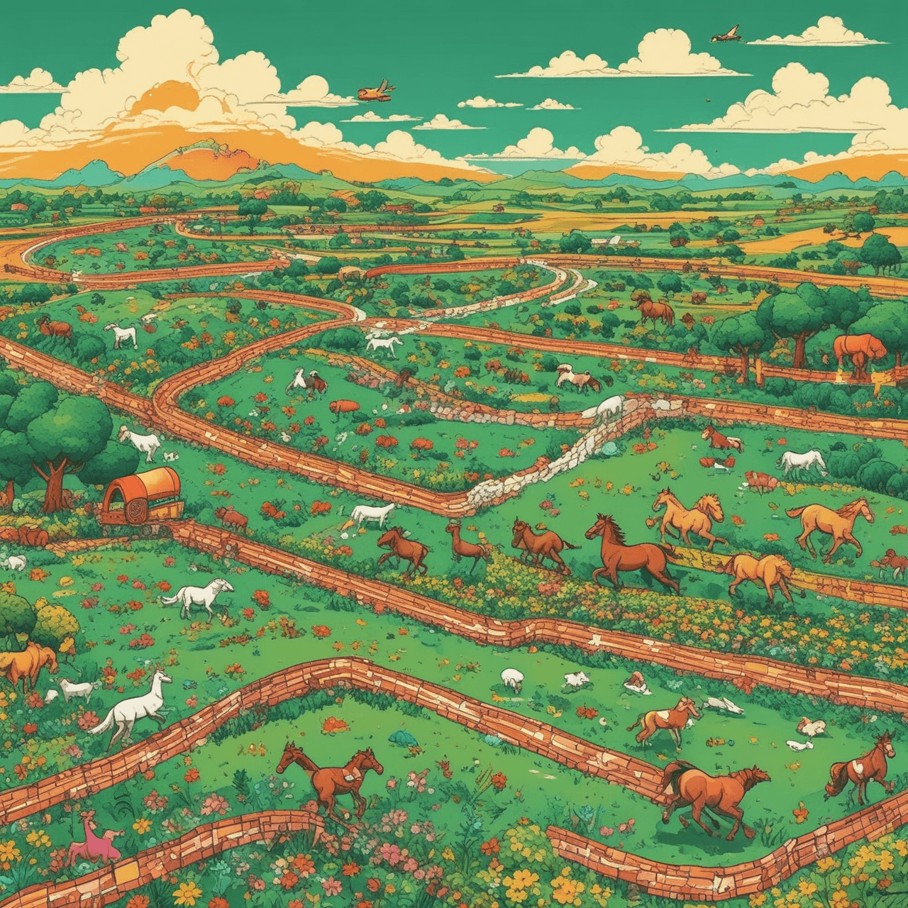 Mustard Mane Mayhem: 67 Gallop! game banner