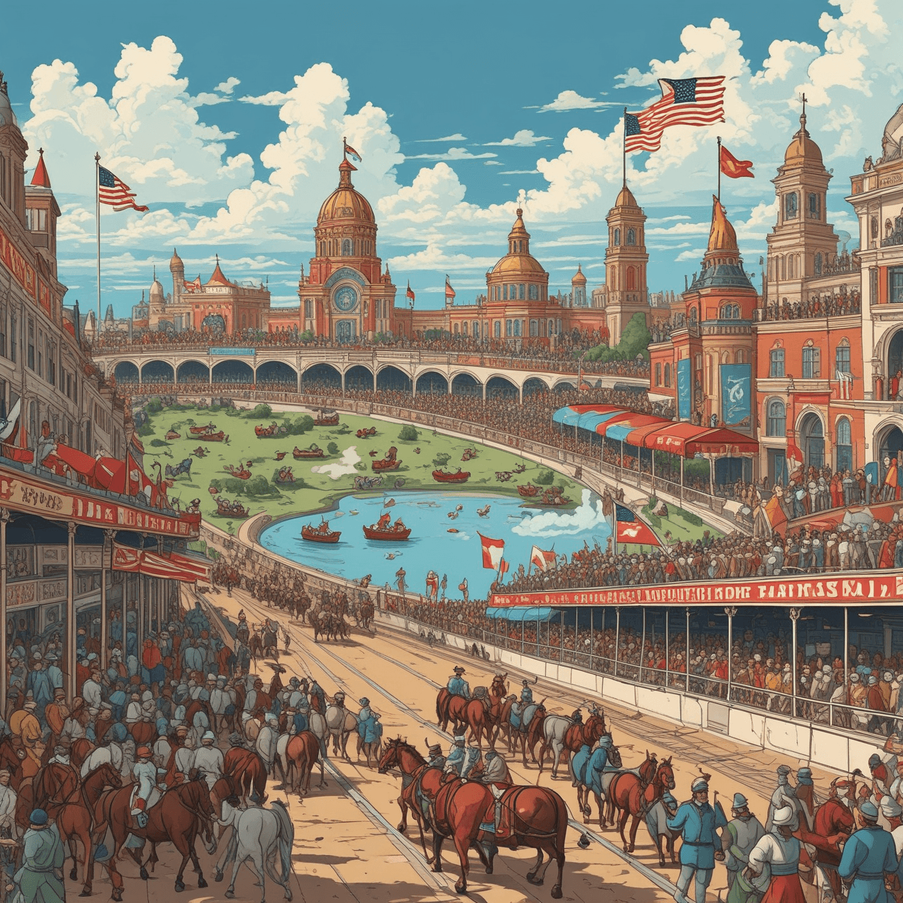 Carrera del Siglo XIX game banner