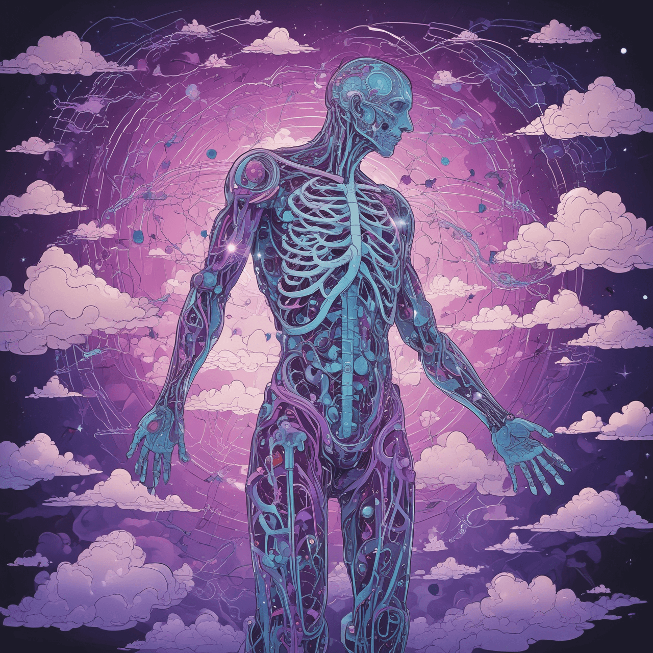 Medical Terminology Cloud Hop game banner