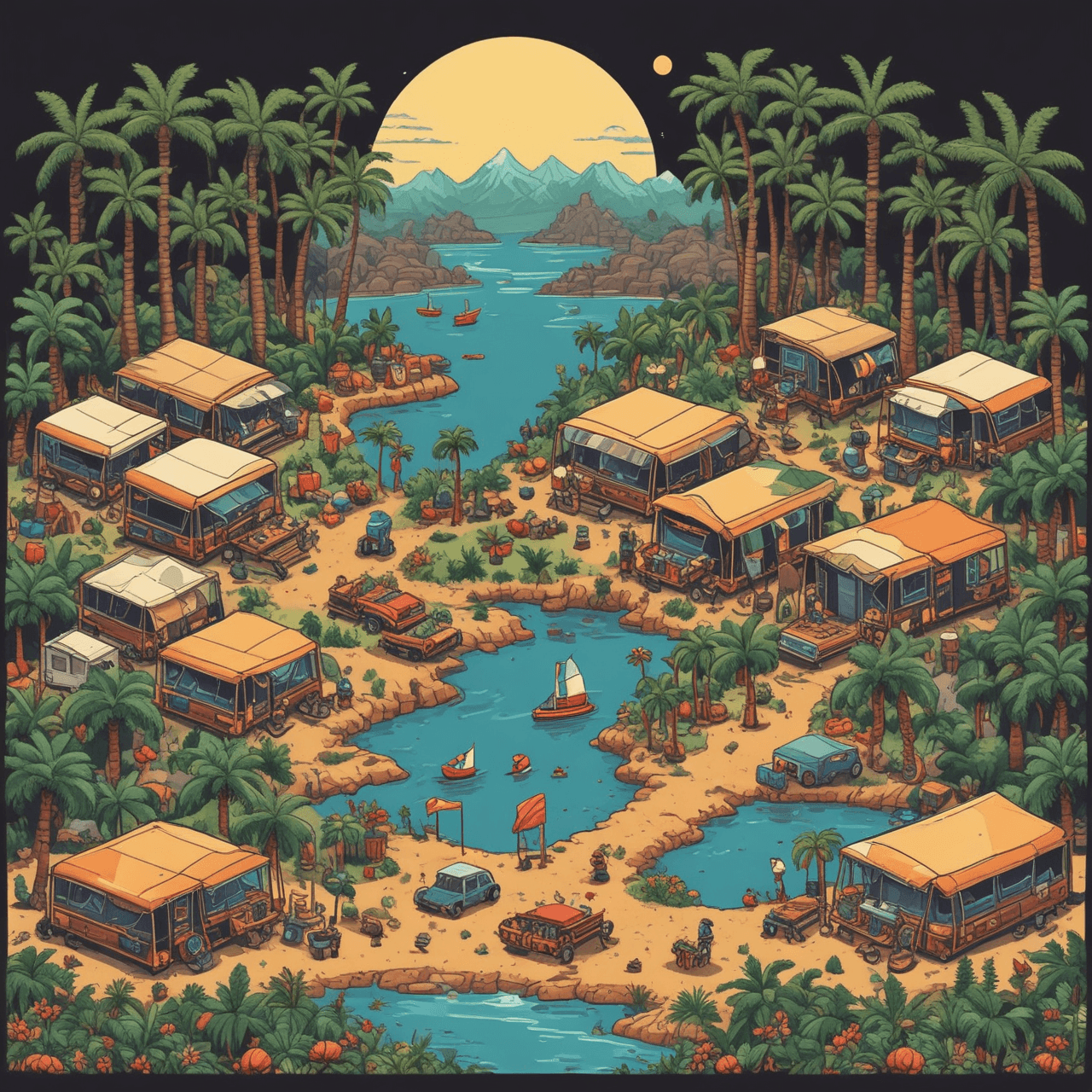 Camping Paradis Challenge game banner