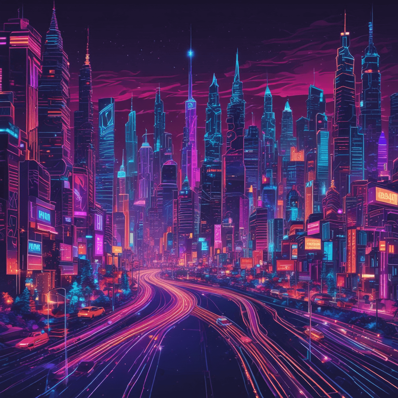 Neon Sleigh Run Quiz game banner