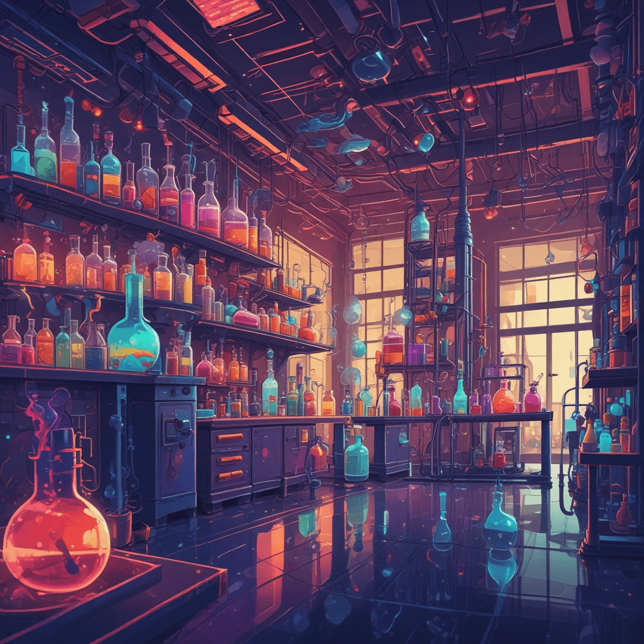 Chemical Reaction Run game banner