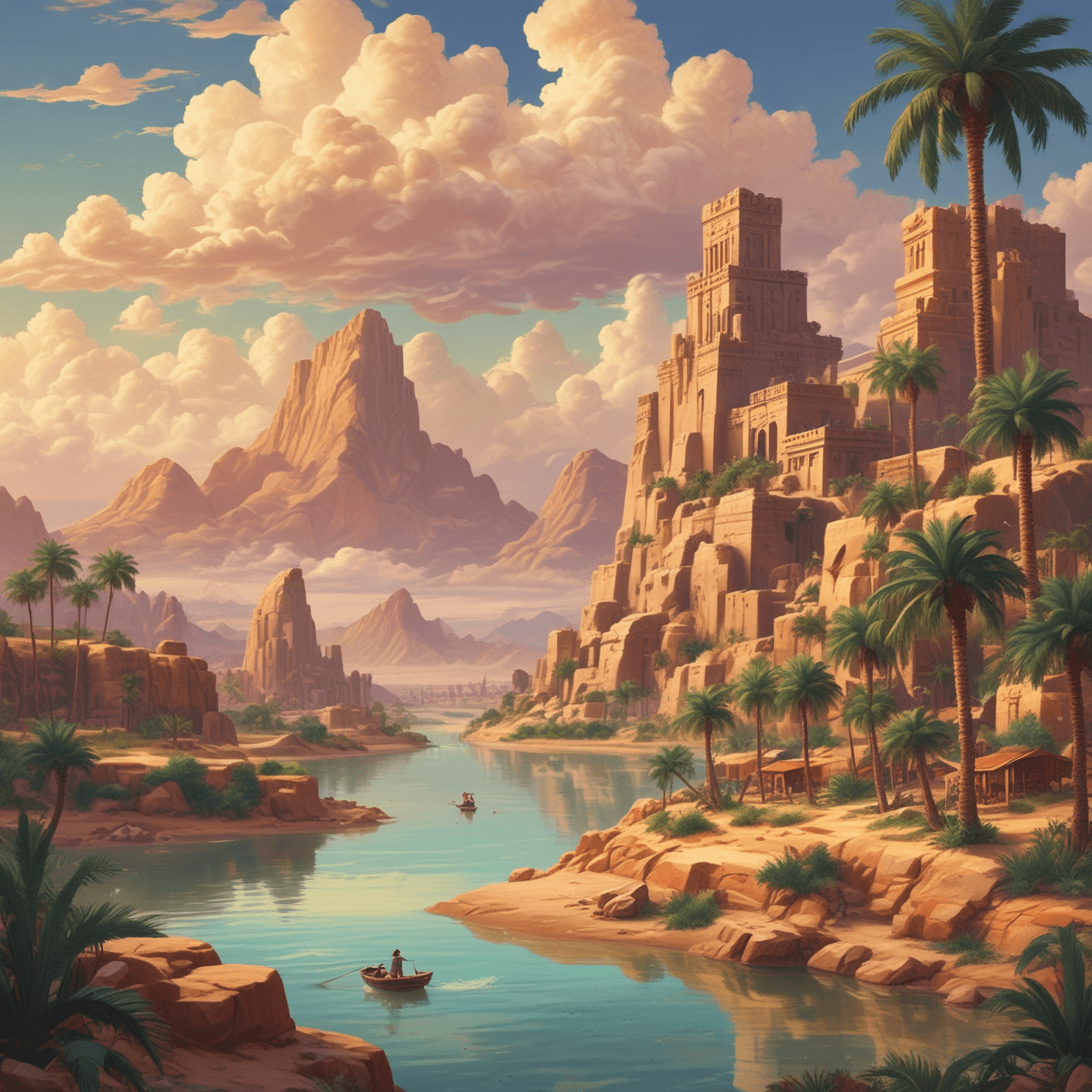 Mesopotamia Jetpack Quiz game banner