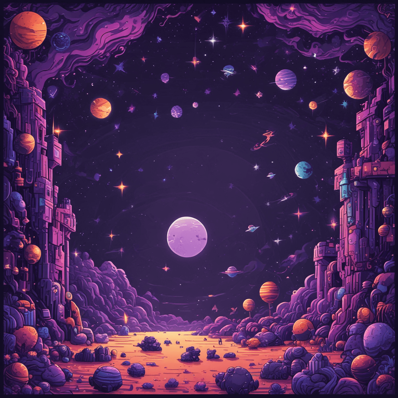 Pixel Invasion Quiz game banner