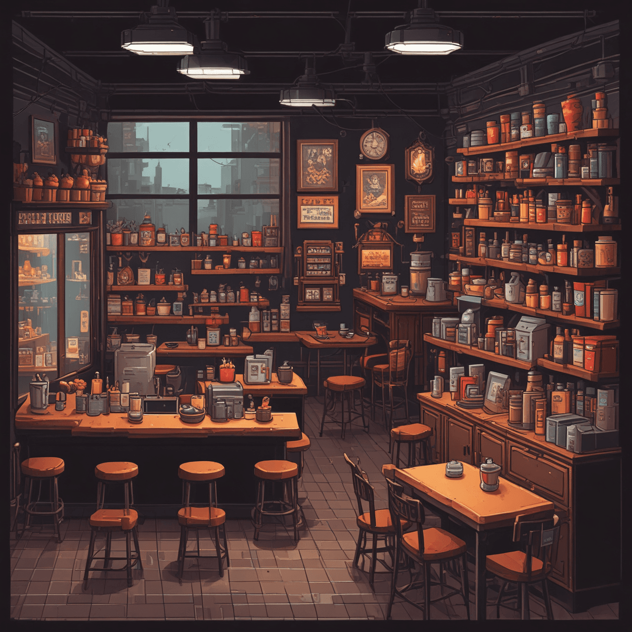 Cafe Quiz Race game banner