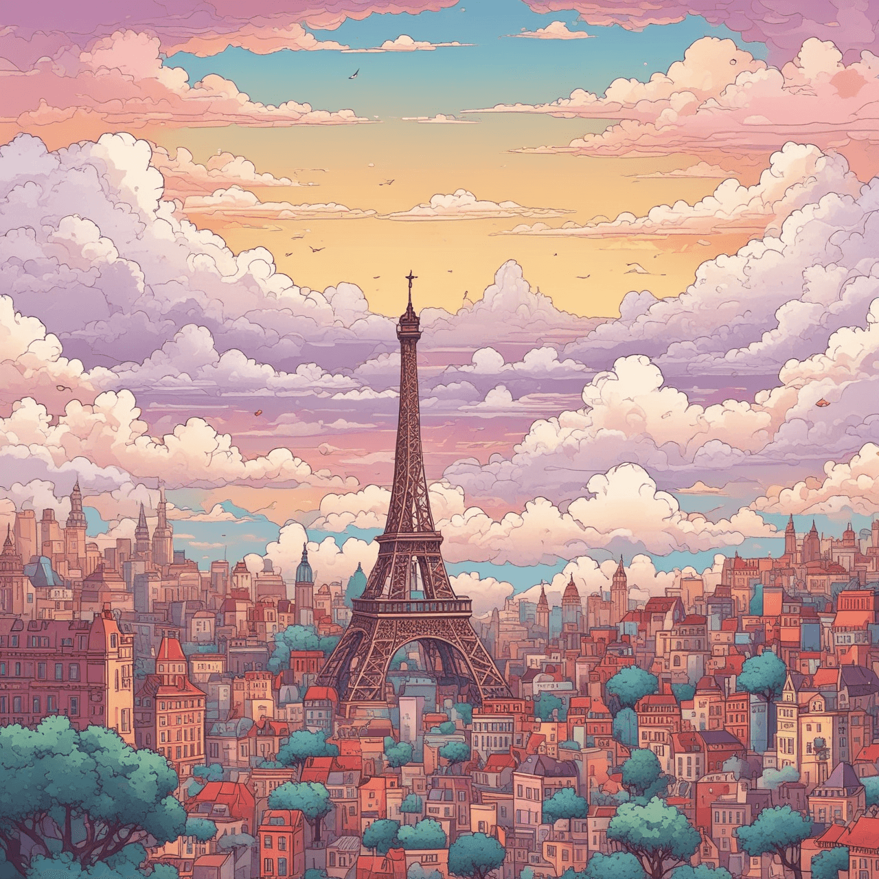 French Verb Inversion Skywalk game banner