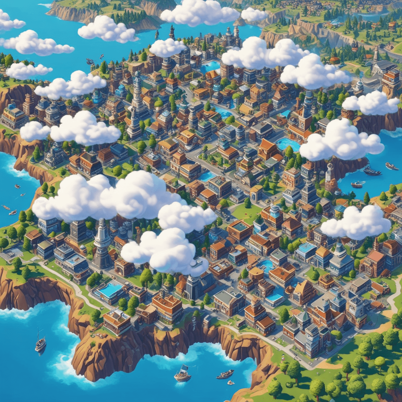 Fortnite Cloud Royale game banner