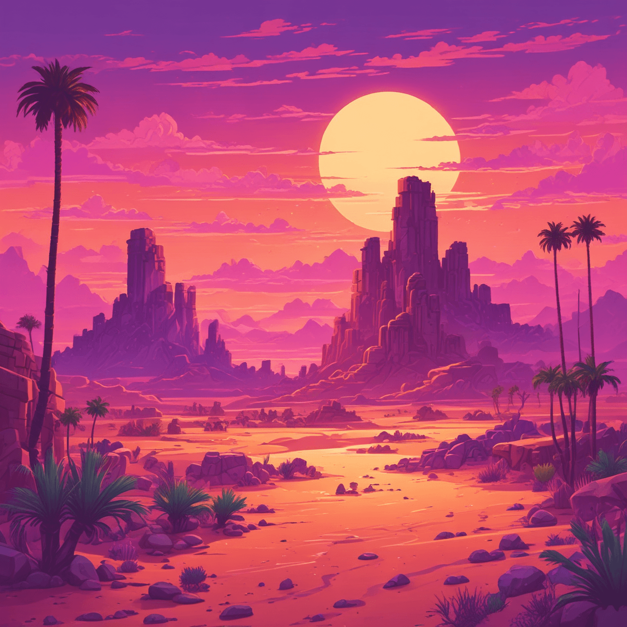 Desert Mission Run game banner