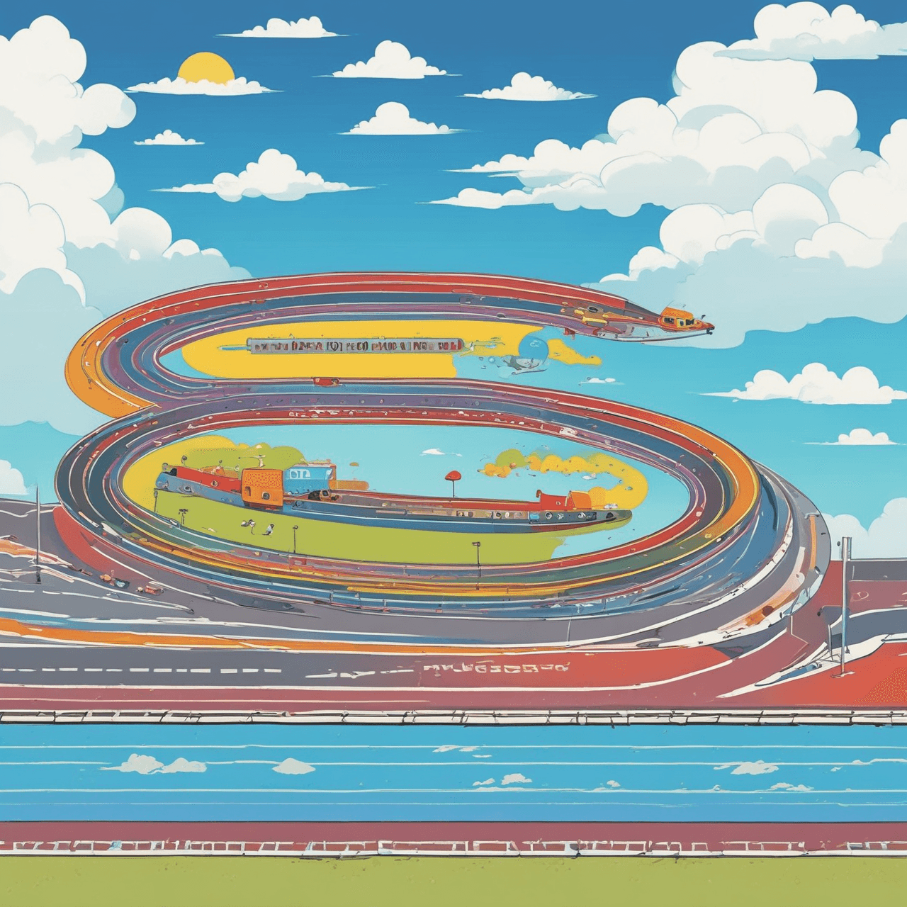 Times Table Track game banner