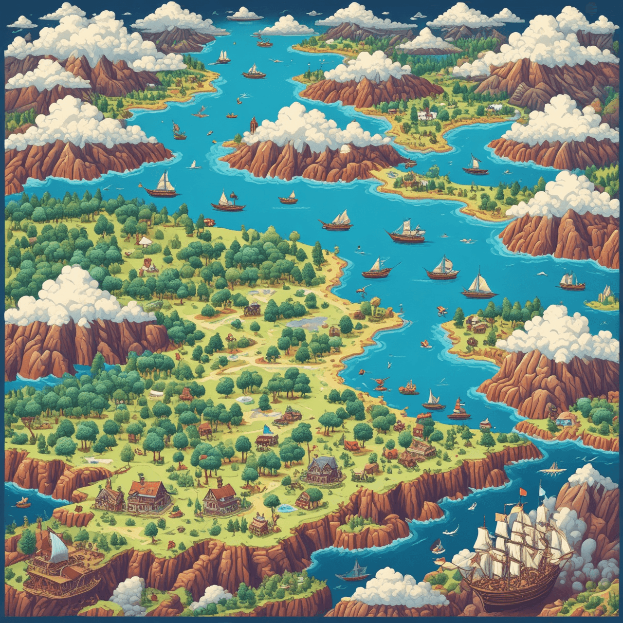 Colonial Clouds Challenge game banner