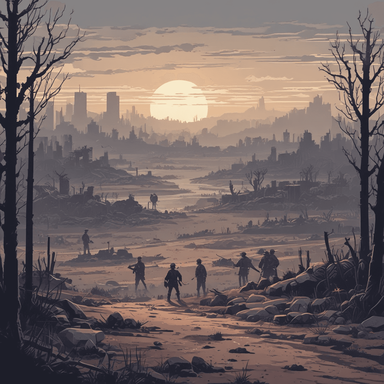 Trenches Quiz Run game banner